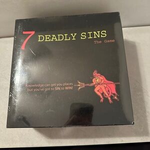 7 Deadly Sins Board Game Adult Party Game NEW 18+ New Still Wrapped